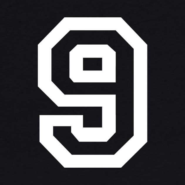 Sports Shirt #9 (white letter) by One Stop Sports